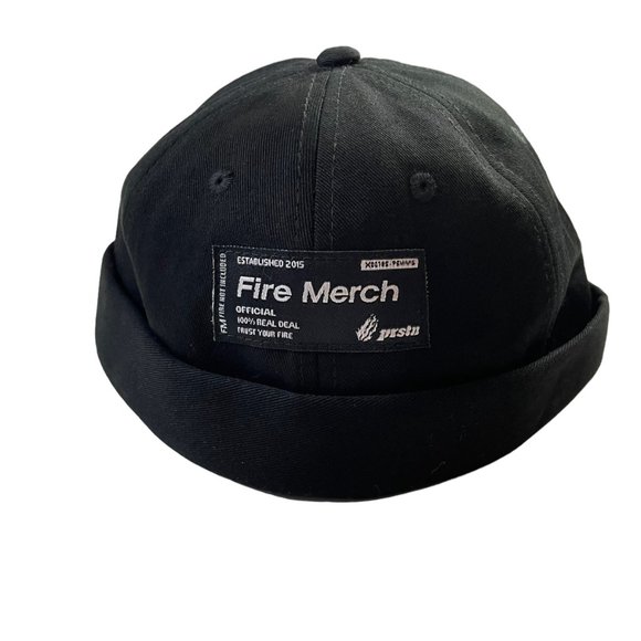 Mens Fire Merch Brimless Trust Your Fire Adjustable Hat One Size - Picture 1 of 4